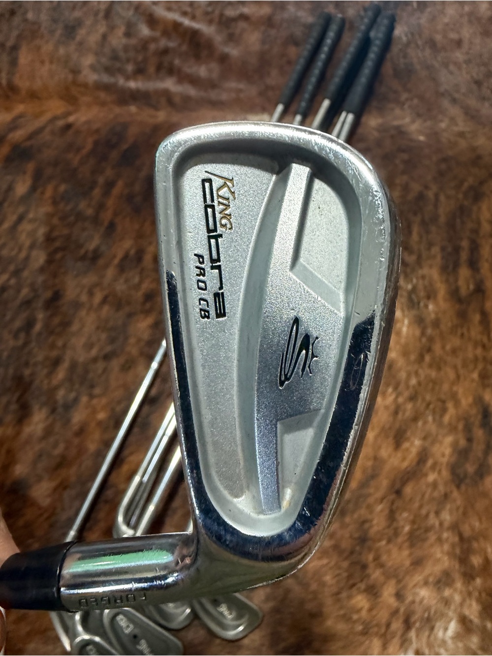 ⛳  PING EYE 2 BLACK DOT 3-9  MATCHING SERIAL #s 7 clubs RH 6iron Is Cobra READ - Picture 14 of 16
